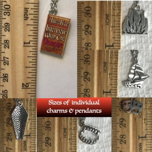 Interview with the Vampire by Anne Rice Handmade Literature Necklace, Book Cover - Picture 14 of 16